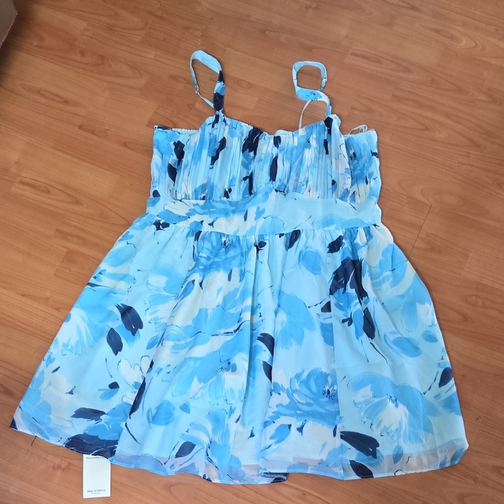 Blue Floral Dress